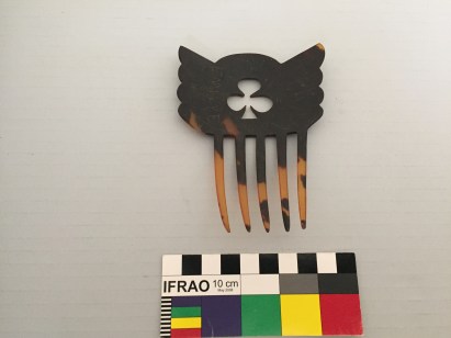 hair comb turtle shell two (2)